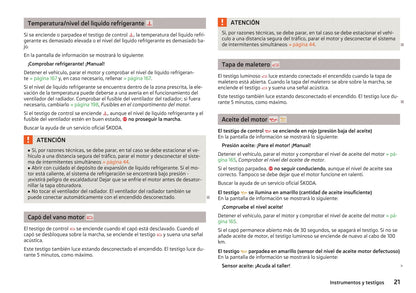 2012-2013 Skoda Octavia Gebruikershandleiding | Spaans