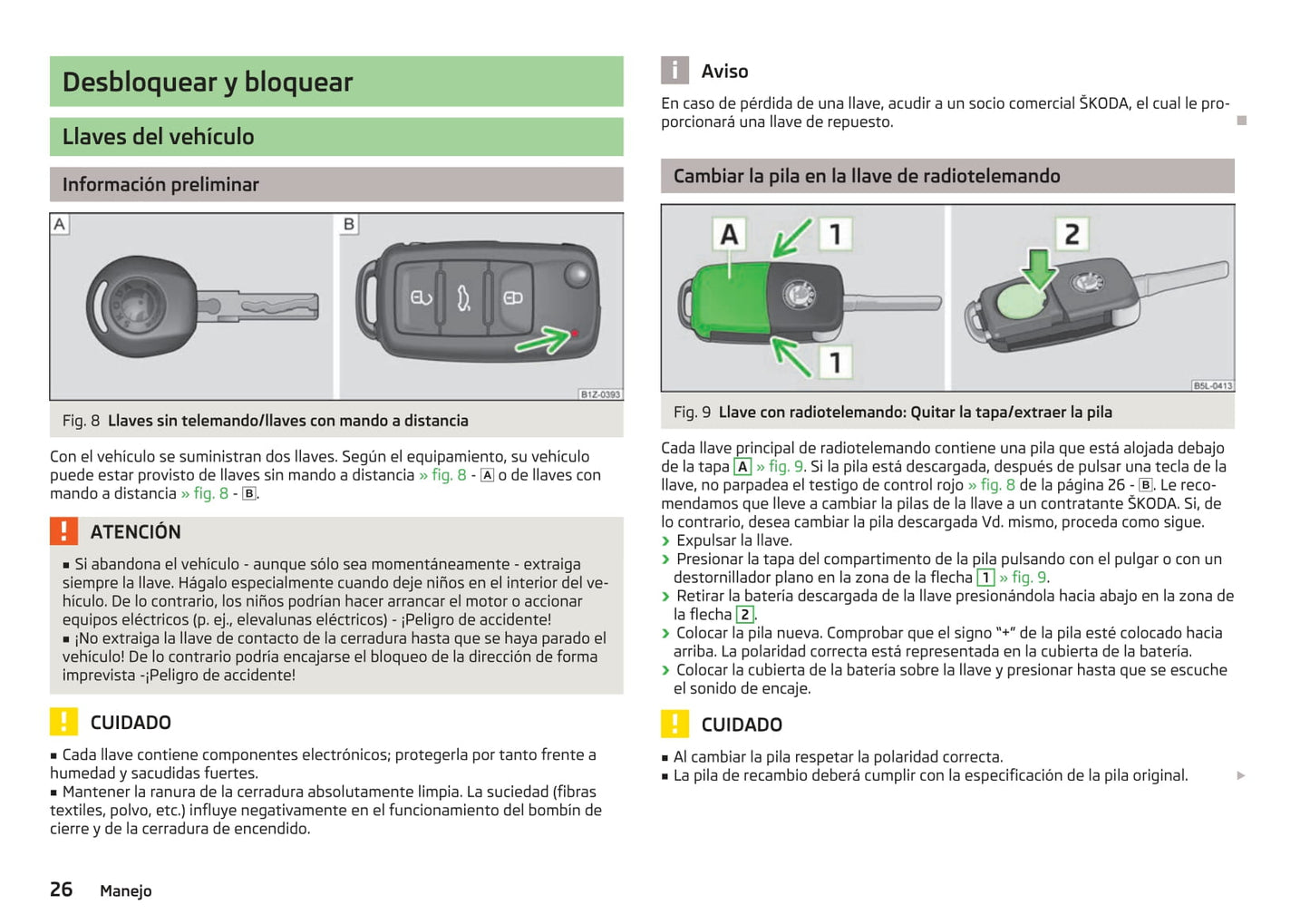 2012-2013 Skoda Octavia Gebruikershandleiding | Spaans