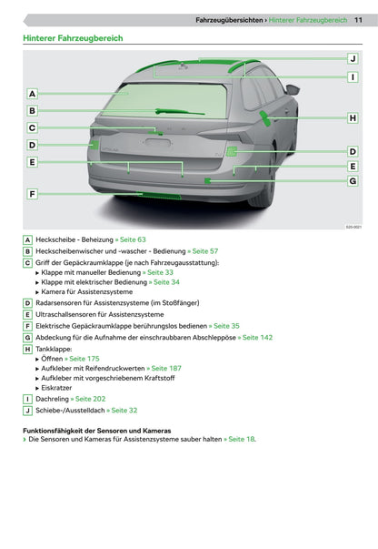 2020 Skoda Octavia Bedienungsanleitung | Deutsch