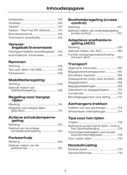 2009-2010 Ford Mondeo Owner's Manual | Dutch