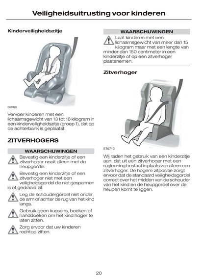 2009-2010 Ford Mondeo Owner's Manual | Dutch