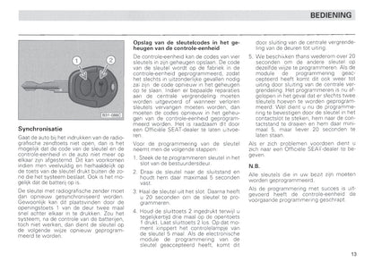 1996-1997 Seat Ibiza Owner's Manual | Dutch