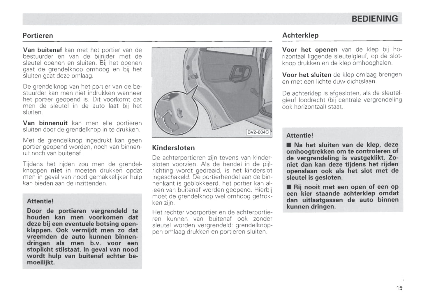 1996-1997 Seat Ibiza Owner's Manual | Dutch