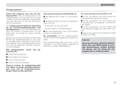 1996-1997 Seat Ibiza Owner's Manual | Dutch