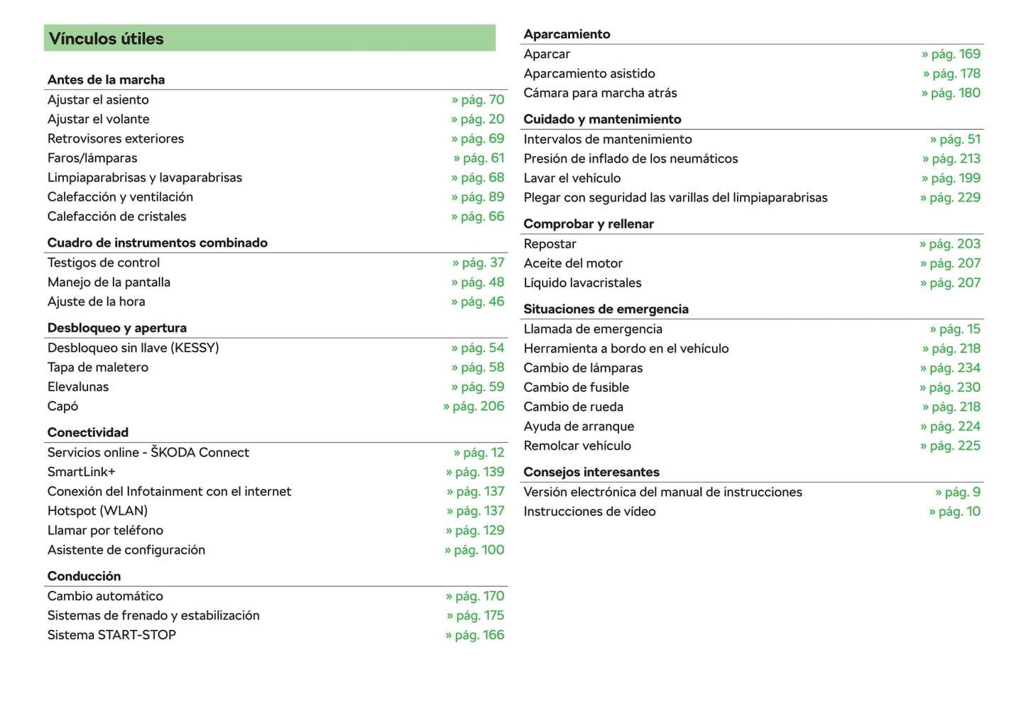 2018-2019 Skoda Rapid Spaceback Gebruikershandleiding | Spaans