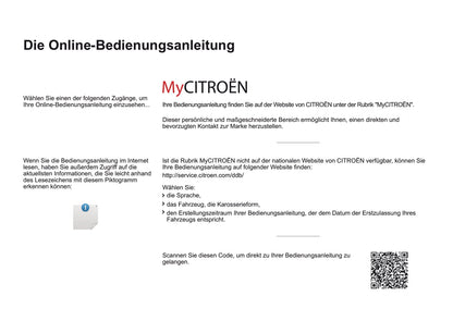 2016-2017 Citroën Berlingo Multispace Owner's Manual | German