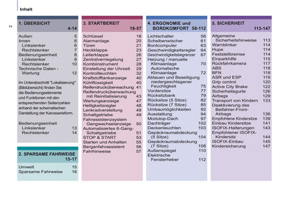 2016-2017 Citroën Berlingo Multispace Owner's Manual | German