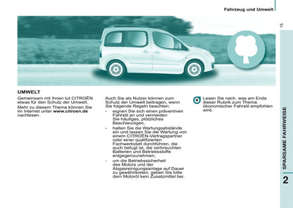 2016-2017 Citroën Berlingo Multispace Owner's Manual | German