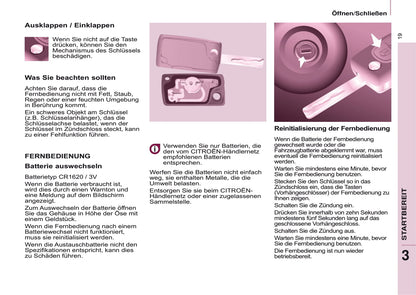 2016-2017 Citroën Berlingo Multispace Owner's Manual | German