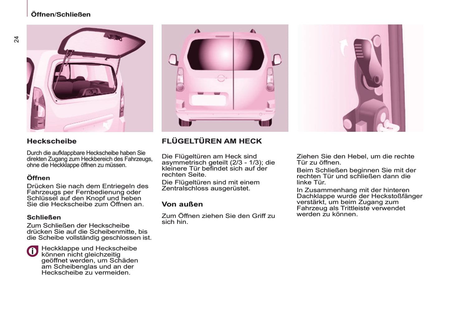 2016-2017 Citroën Berlingo Multispace Owner's Manual | German