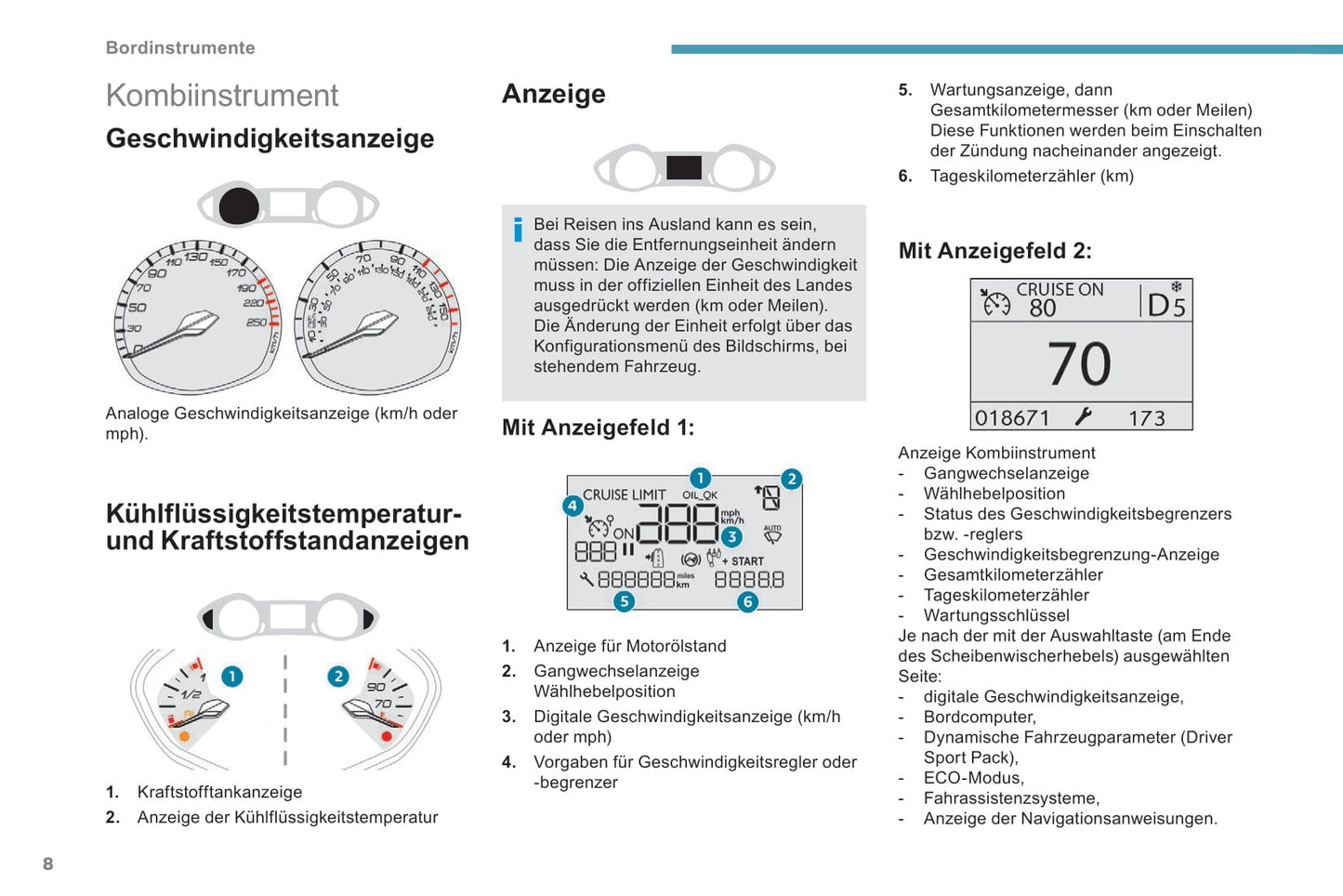 2017-2020 Peugeot 308 Gebruikershandleiding | Duits