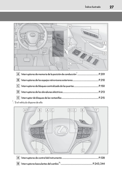 2019 Lexus UX Manuel du propriétaire | Espagnol