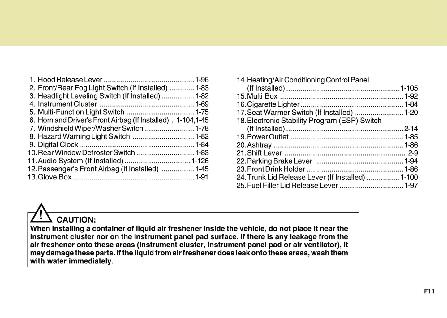 2009-2010 Hyundai Accent Gebruikershandleiding | Engels