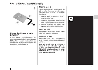 2015-2016 Renault Clio Owner's Manual | French