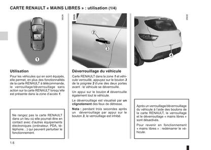 2015-2016 Renault Clio Owner's Manual | French