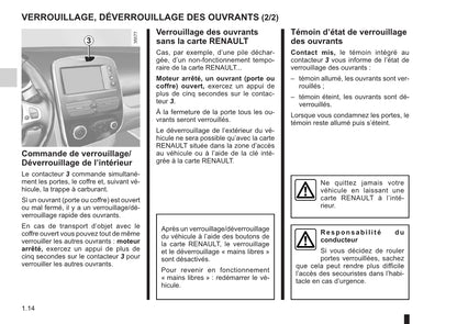 2015-2016 Renault Clio Owner's Manual | French