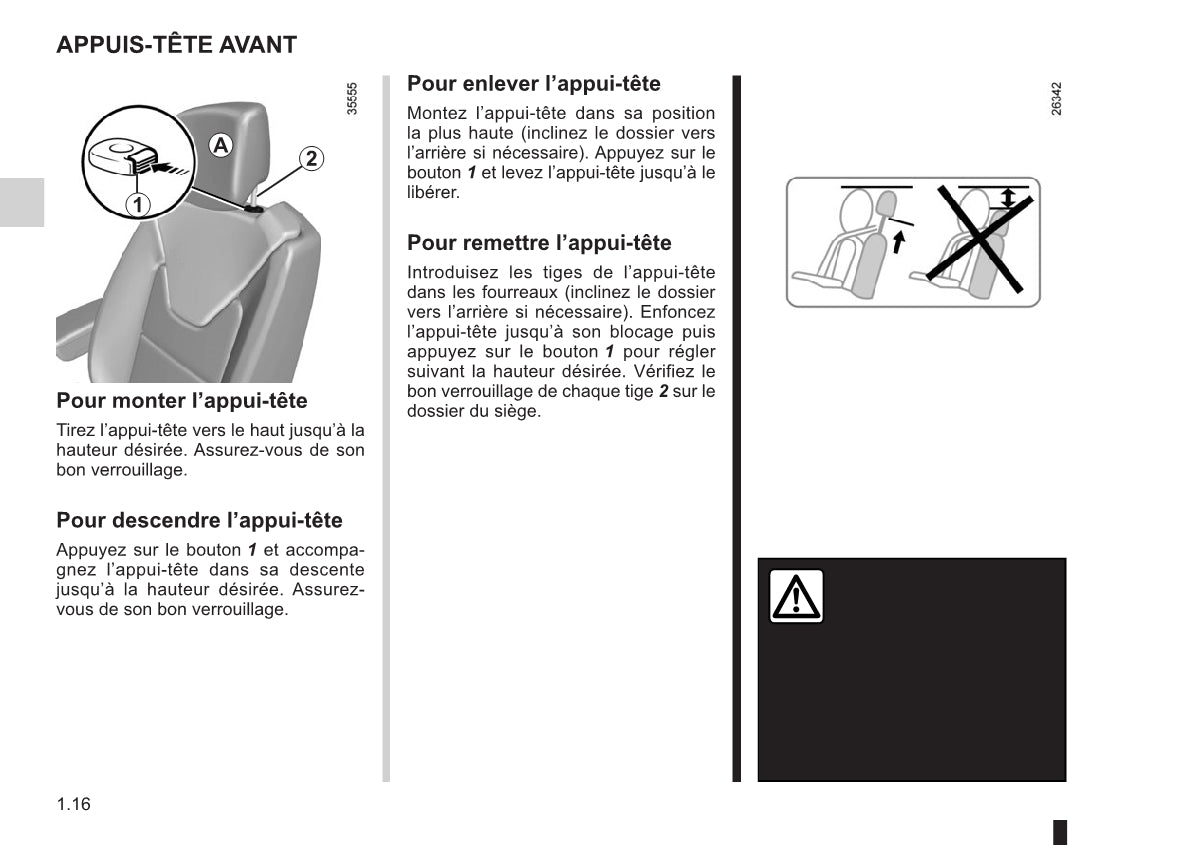 2015-2016 Renault Clio Owner's Manual | French