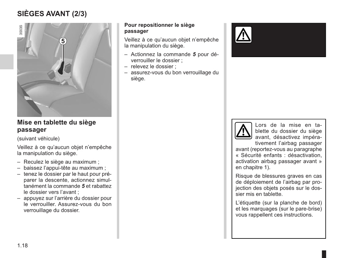 2015-2016 Renault Clio Owner's Manual | French