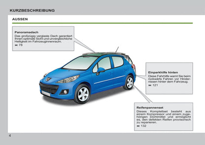 2011-2014 Peugeot 207/207 SW Manuel du propriétaire | Allemand