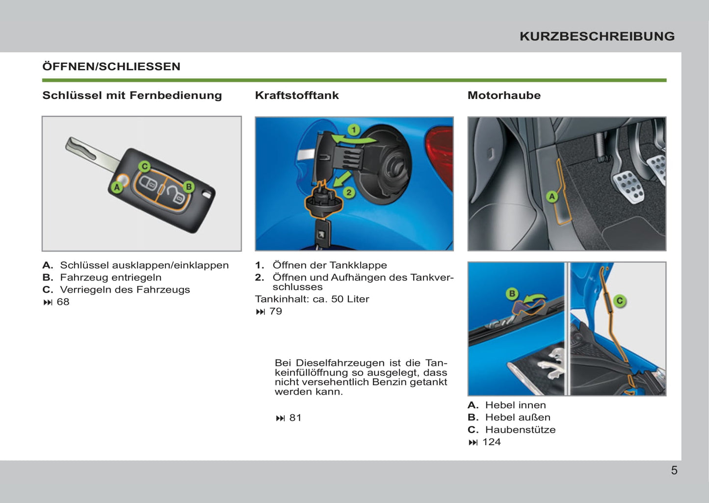 2011-2014 Peugeot 207/207 SW Manuel du propriétaire | Allemand