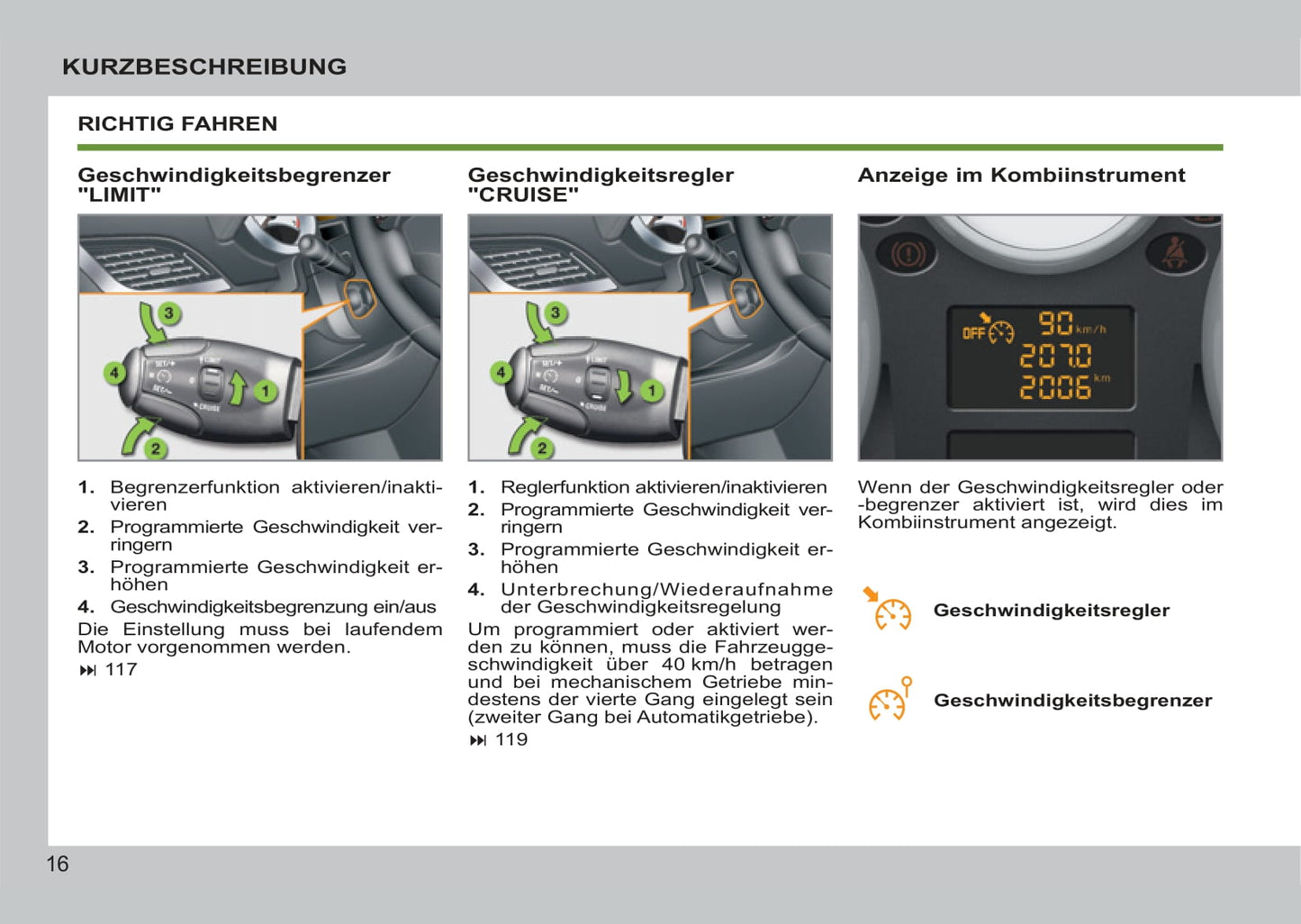 2011-2014 Peugeot 207/207 SW Manuel du propriétaire | Allemand