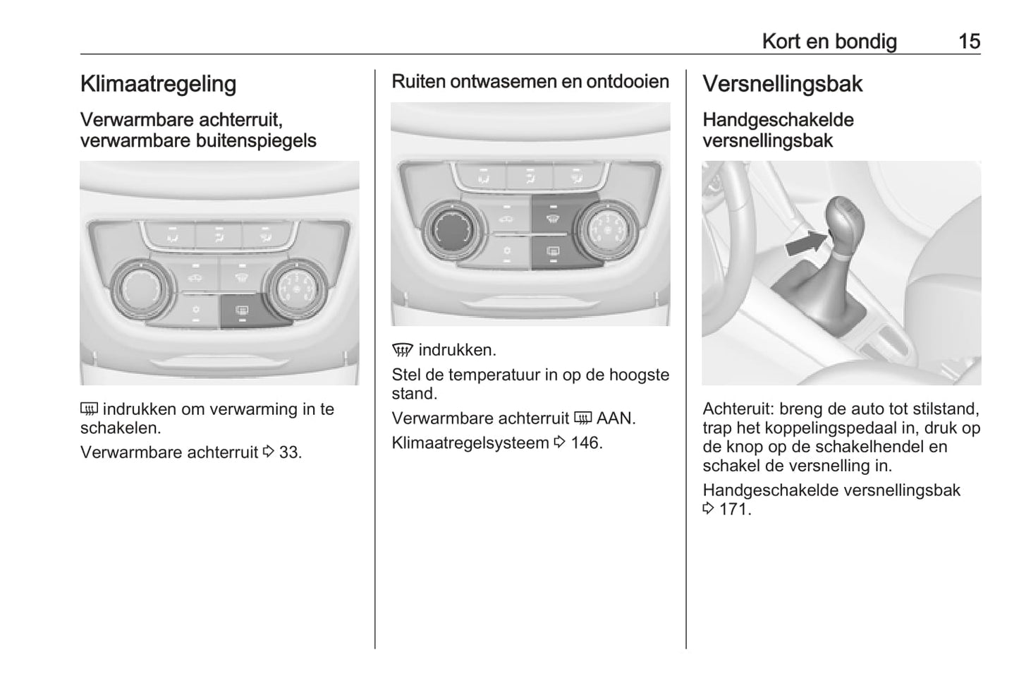 2016-2017 Opel Zafira/Zafira Tourer Gebruikershandleiding | Nederlands