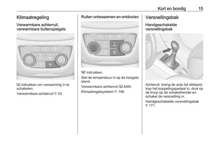 2016-2017 Opel Zafira/Zafira Tourer Gebruikershandleiding | Nederlands