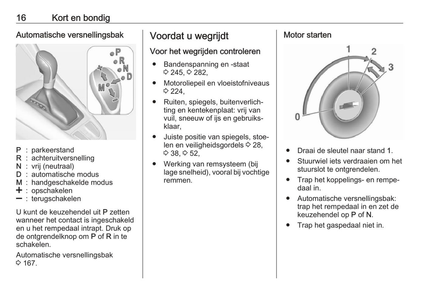 2016-2017 Opel Zafira/Zafira Tourer Gebruikershandleiding | Nederlands