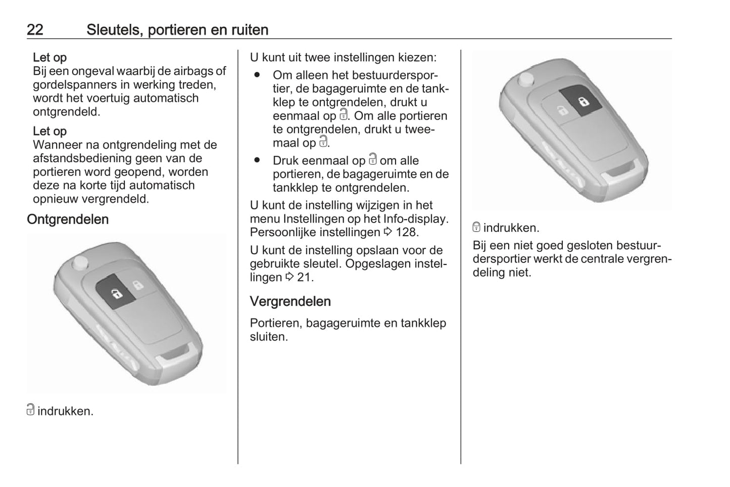 2016-2017 Opel Zafira/Zafira Tourer Gebruikershandleiding | Nederlands