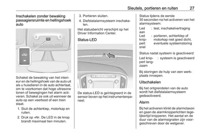 2016-2017 Opel Zafira/Zafira Tourer Gebruikershandleiding | Nederlands