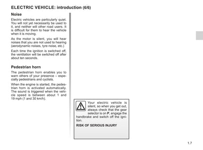 2020-2021 Renault Kangoo Z.E. Owner's Manual | English