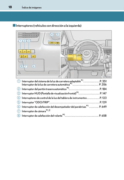 2015-2019 Lexus RX 450h Manuel du propriétaire | Espagnol