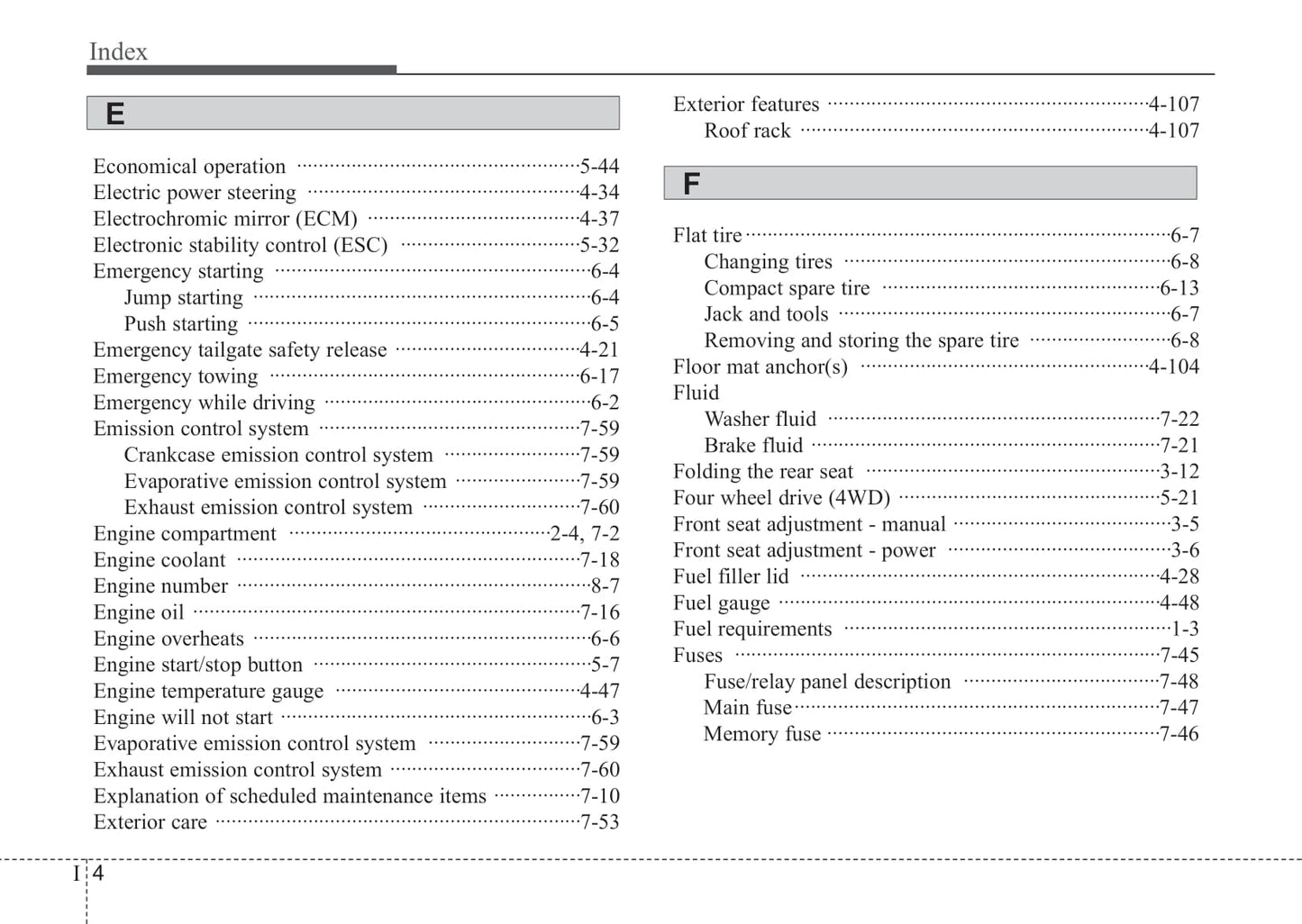 2012 Kia Sportage Owner's Manual | English