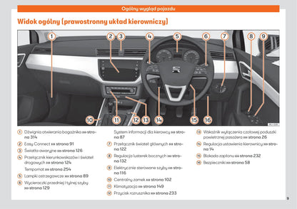 2019 Seat Ibiza Owner's Manual | Polish