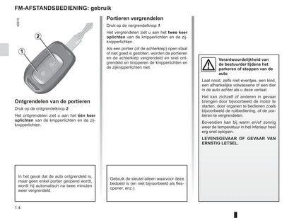 2013-2018 Dacia Duster Owner's Manual | Dutch