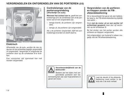 2013-2018 Dacia Duster Owner's Manual | Dutch