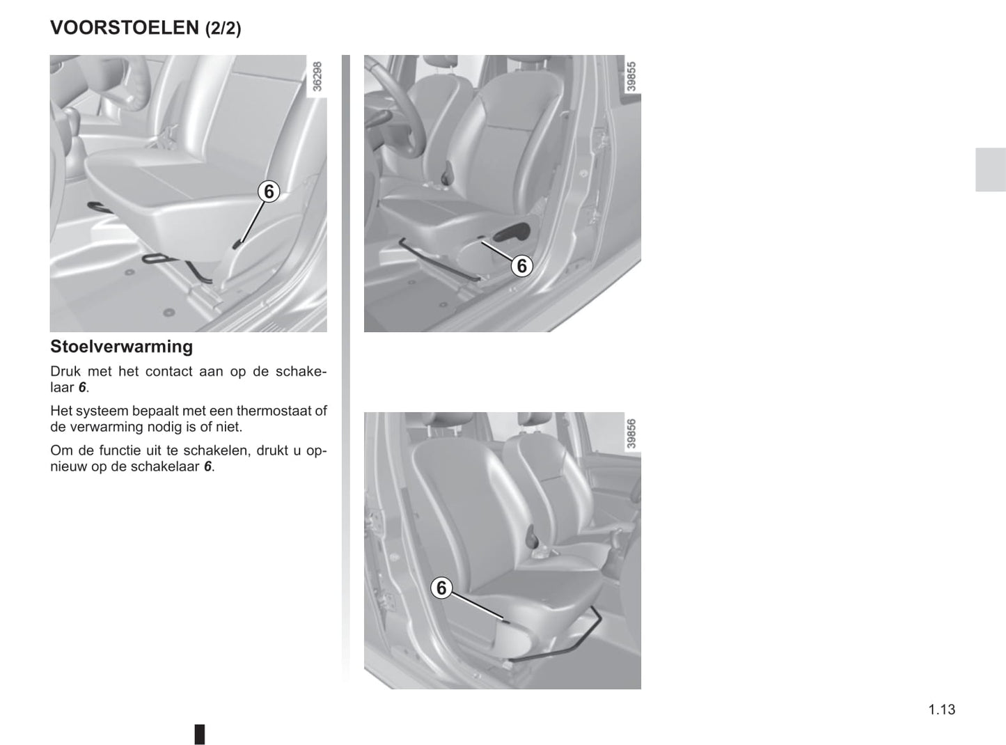 2013-2018 Dacia Duster Owner's Manual | Dutch