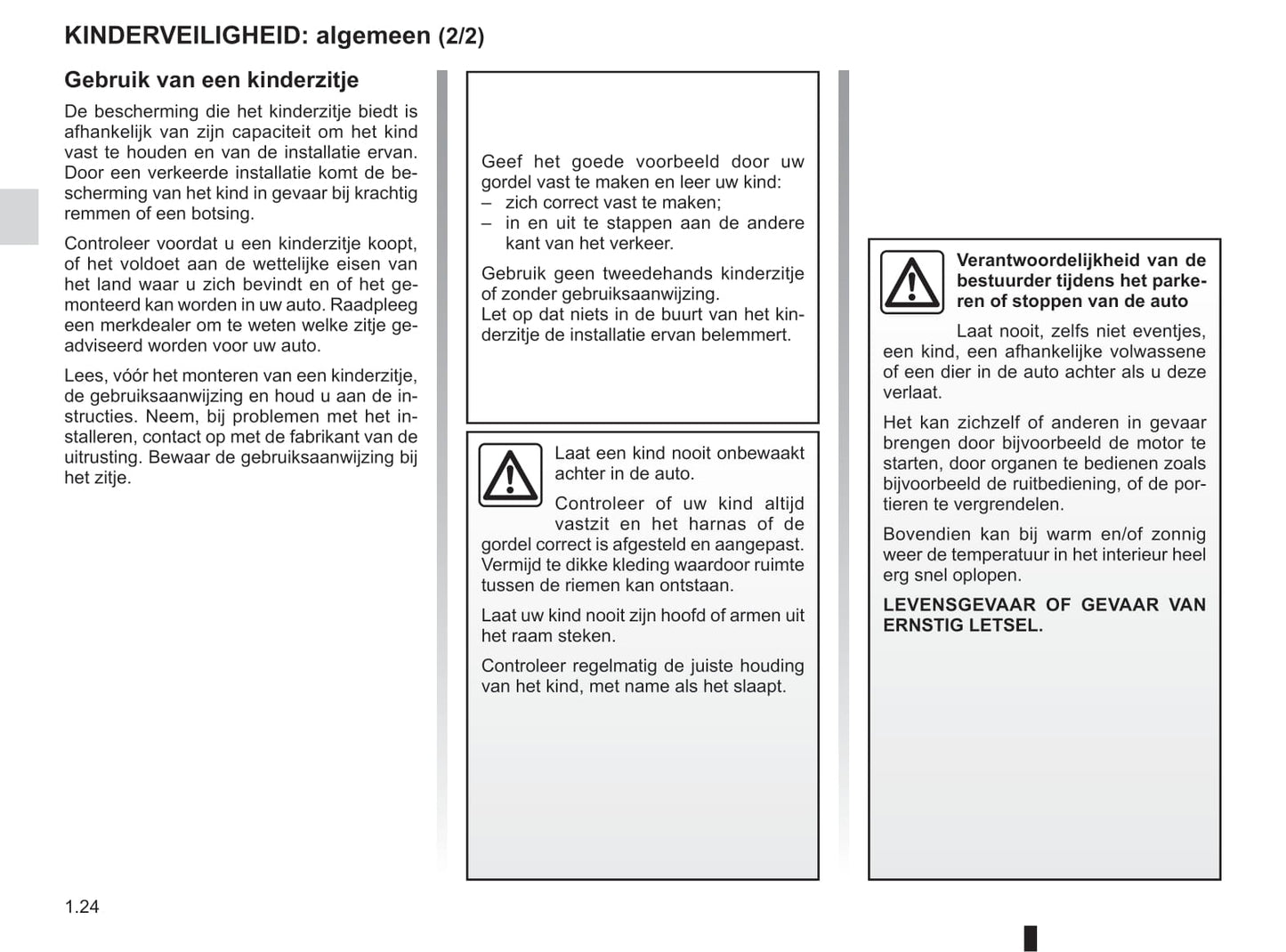 2013-2018 Dacia Duster Owner's Manual | Dutch