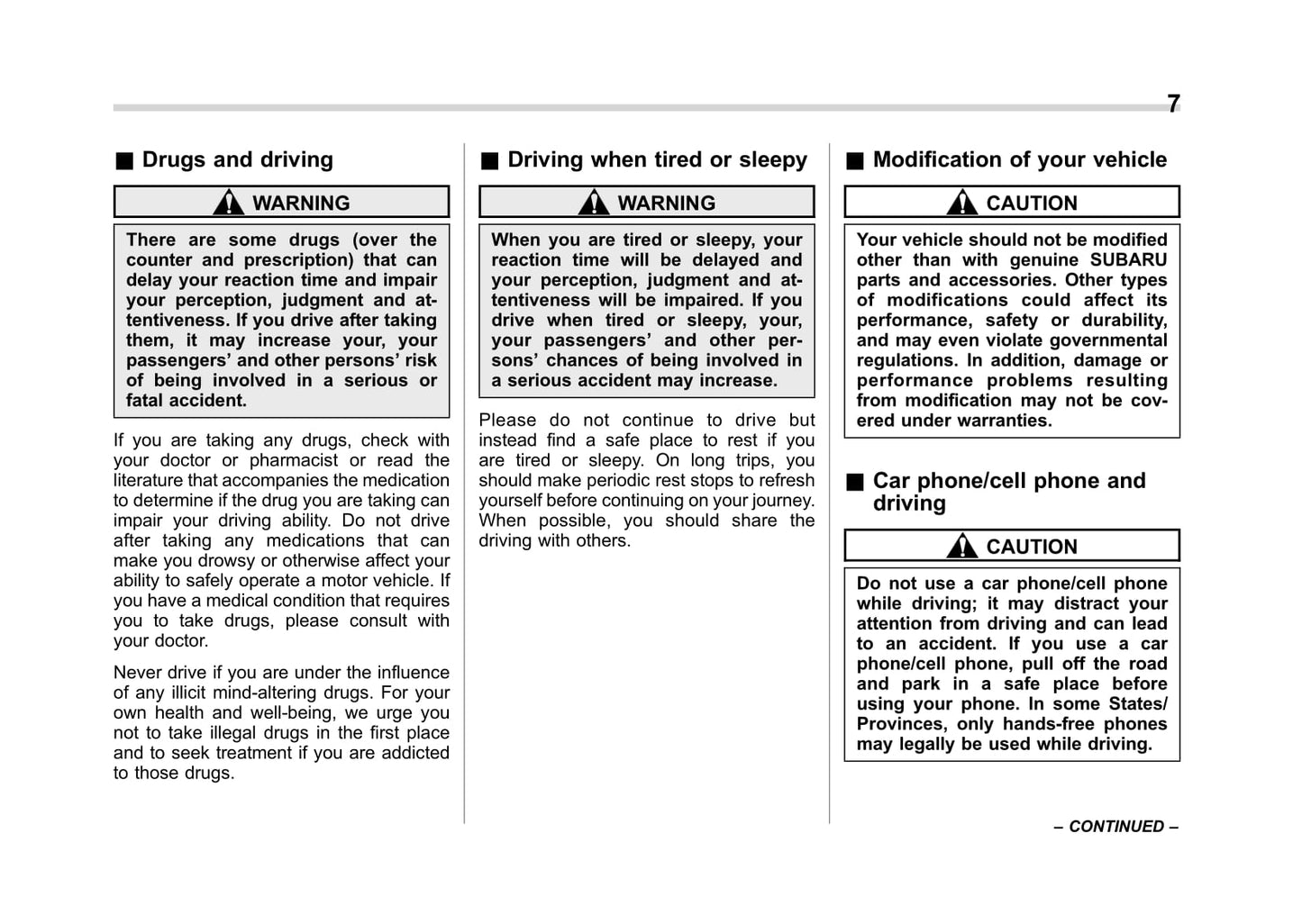 2017 Subaru Crosstrek Owner's Manual | English