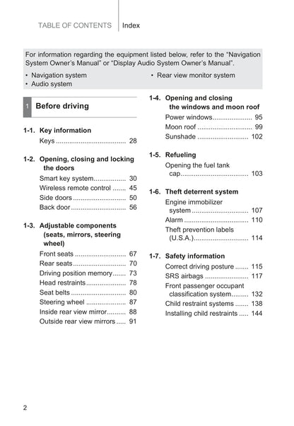 2013 Toyota Venza Owner's Manual | English