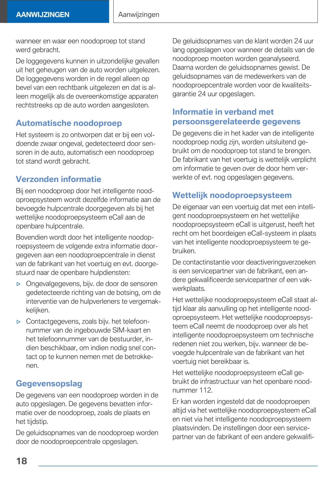 2020-2021 BMW X4 Owner's Manual | Dutch