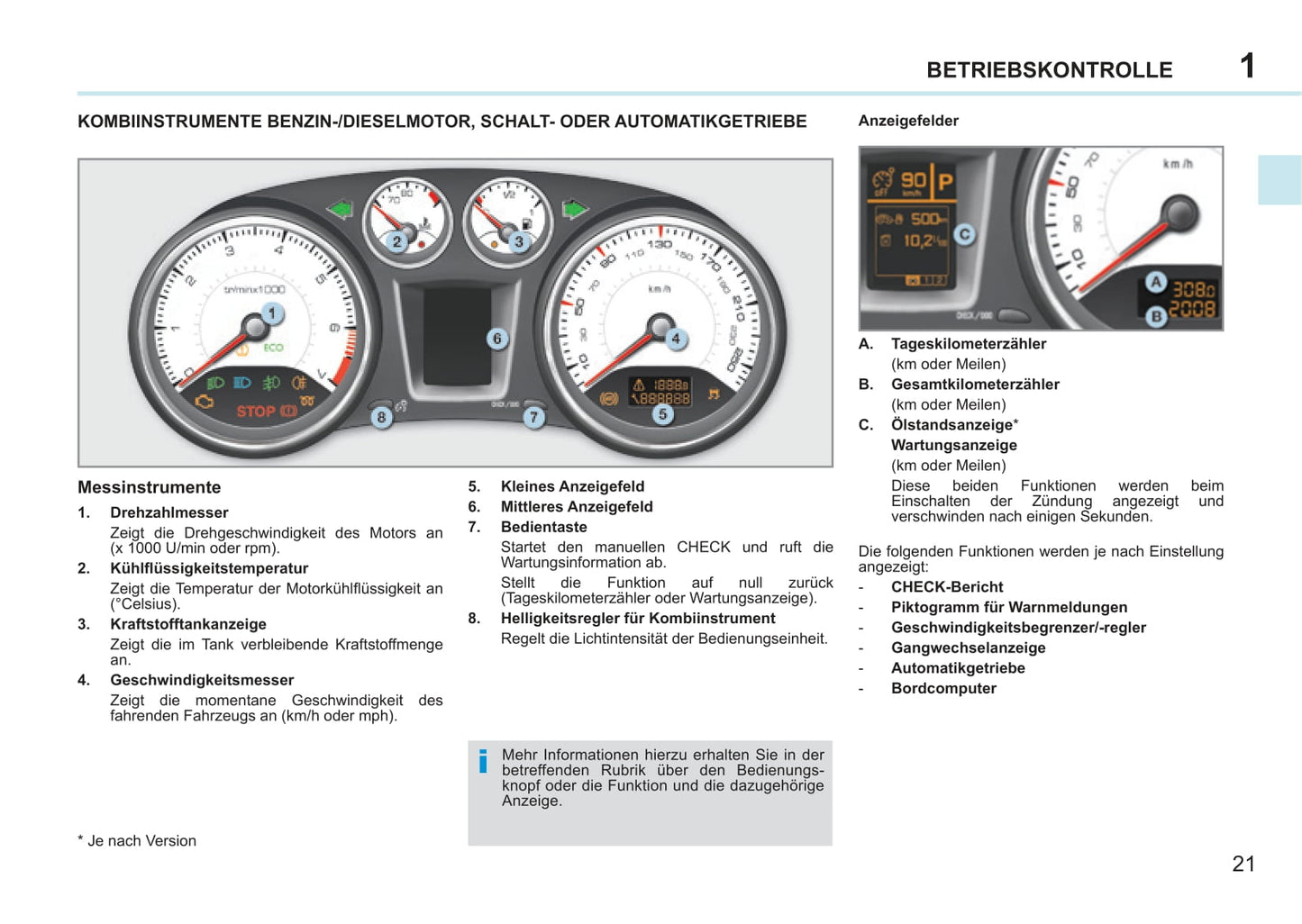 2011-2013 Peugeot 308 CC Manuel du propriétaire | Allemand