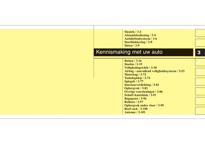 2007-2008 Kia Sportage Manuel du propriétaire | Néerlandais