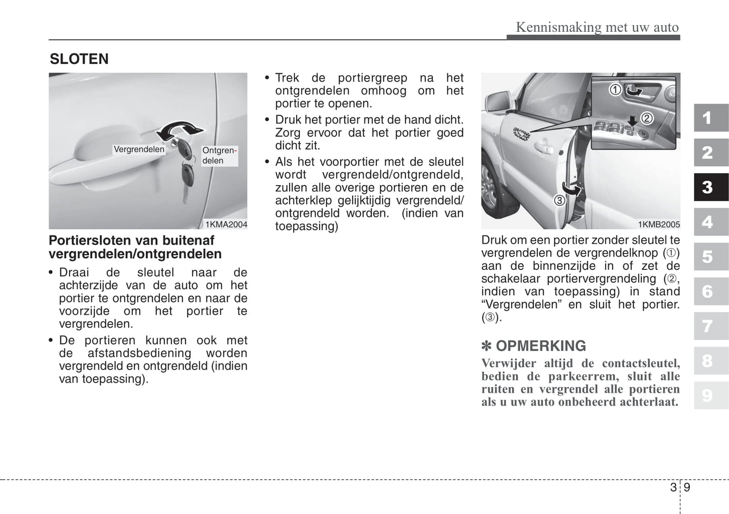 2007-2008 Kia Sportage Manuel du propriétaire | Néerlandais