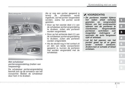 2007-2008 Kia Sportage Manuel du propriétaire | Néerlandais