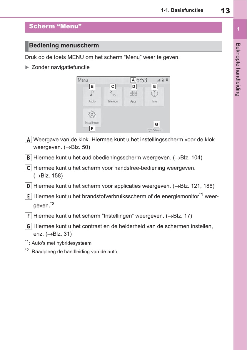 Toyota Touch Multimedia & Navigatiesysteem Handleiding 2019