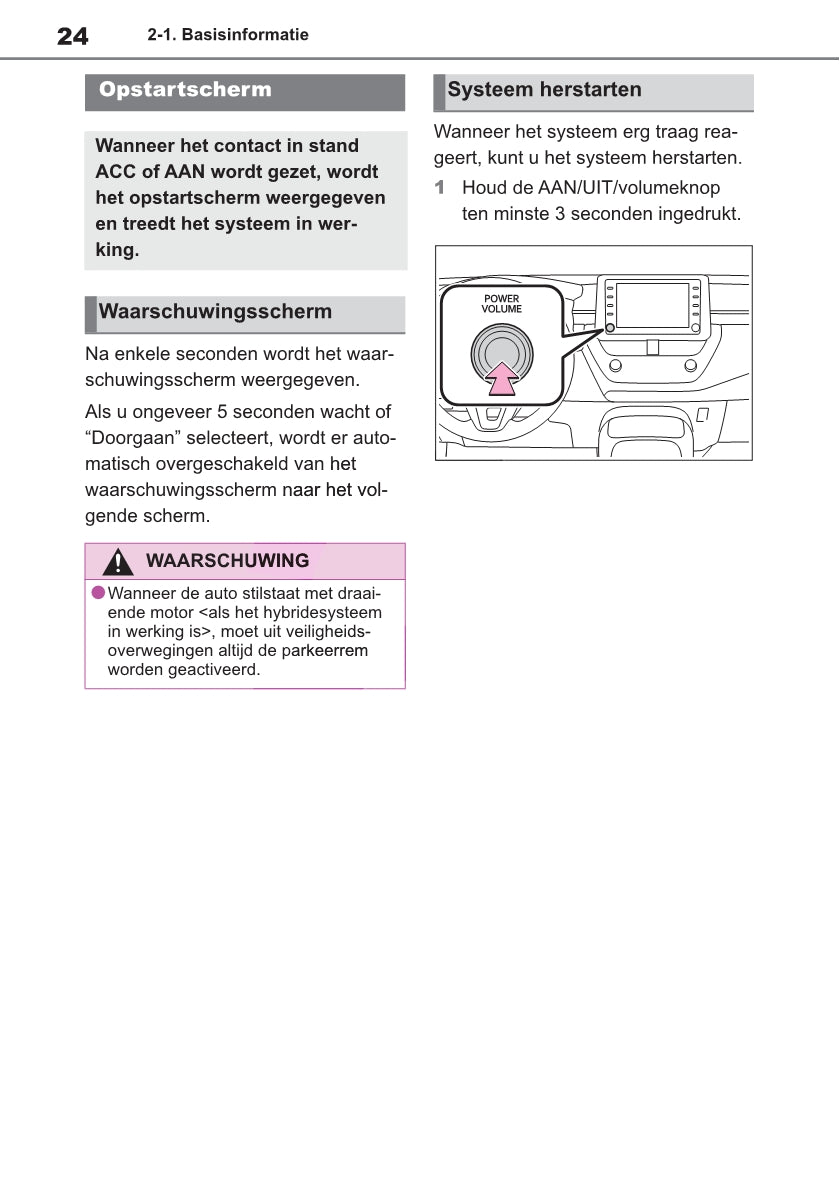 Toyota Touch Multimedia & Navigatiesysteem Handleiding 2019