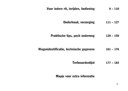 1997-2001 Porsche 911 Owner's Manual | Dutch