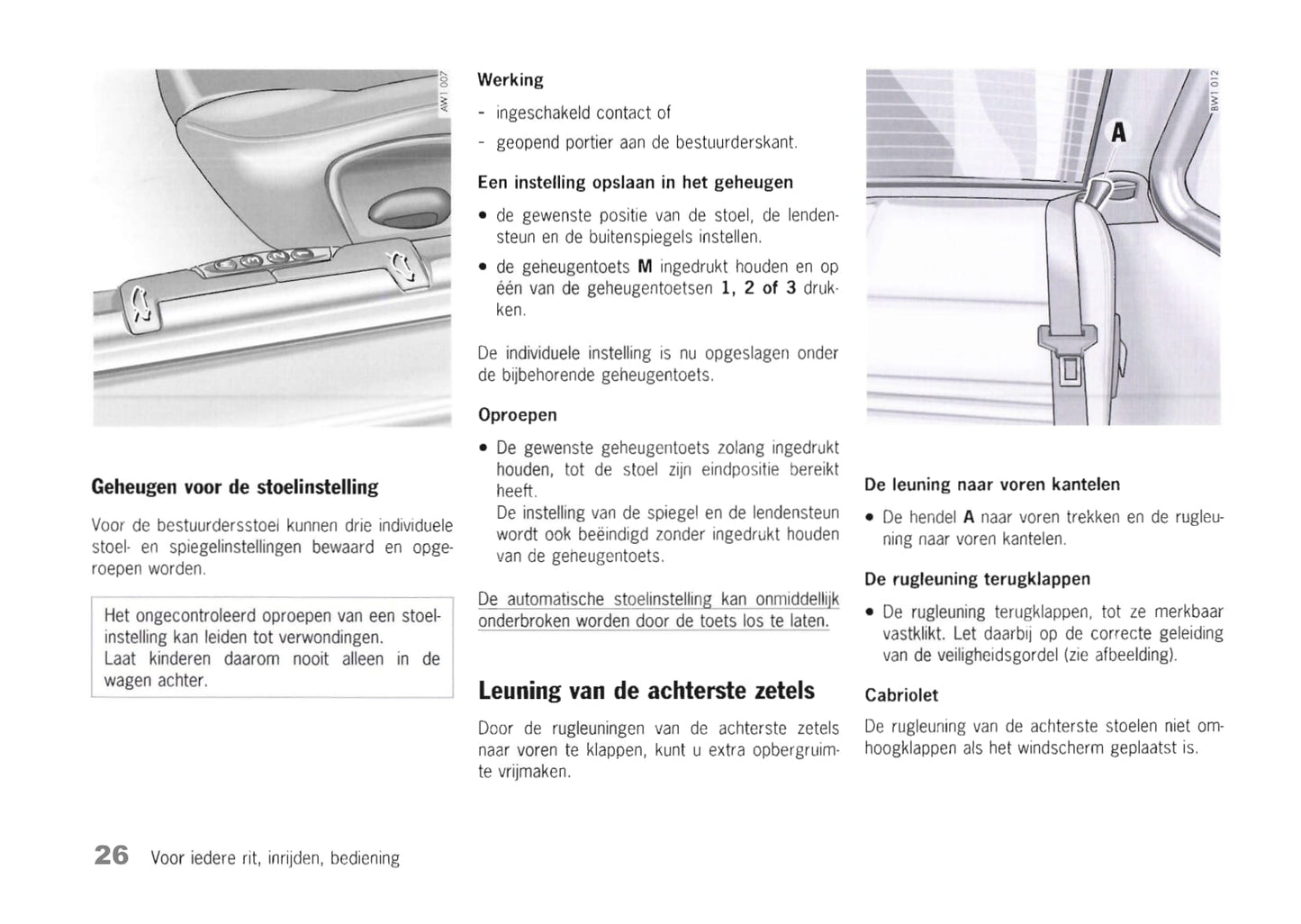 1997-2001 Porsche 911 Owner's Manual | Dutch