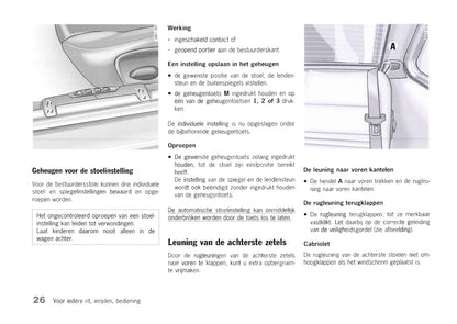 1997-2001 Porsche 911 Owner's Manual | Dutch